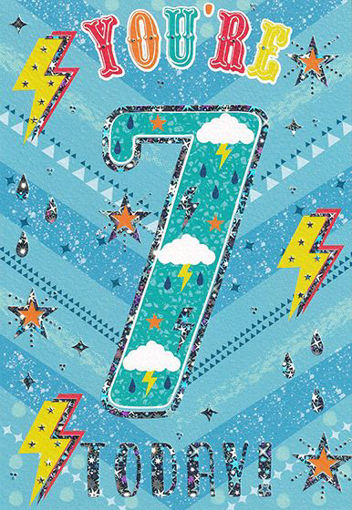 Picture of 7 TODAY BIRTHDAY CARD
